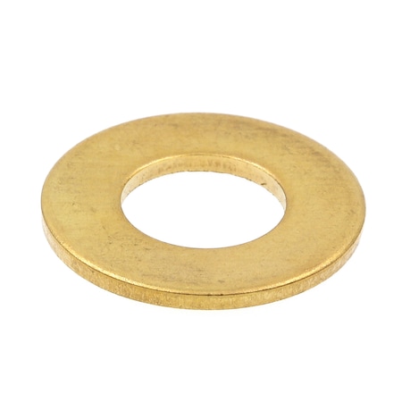 Prime-Line Flat Washers, SAE, 3/8 in. X 13/16 in. OD, Solid Brass (25 Pack) 9080027